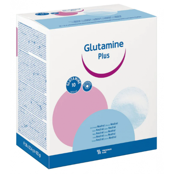 【包郵】Glutamine Plus 修復營養粉 (22.4克 x 30包) NEUTRAL / BOX